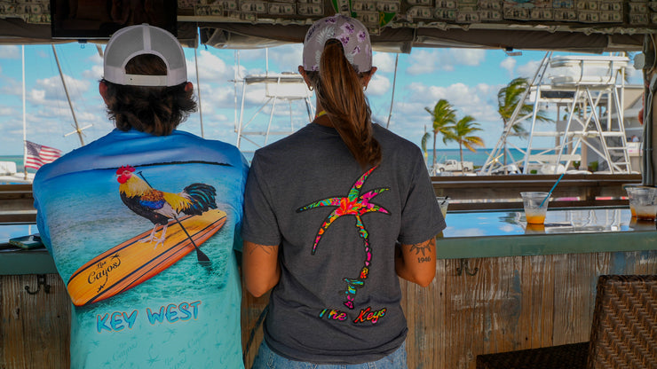 🌴 “The Keys” Performance Tee – Island Vibes Edition