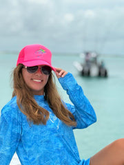 🔥 Neon Pink Los Cayos Trucker Hat – Island Vibes, Turned All the Way Up 🌴