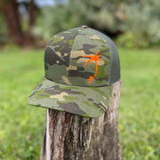 Embroidered  Palmap Trucker Hat - Camo