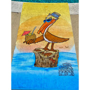 Beach Towel - Extra Large / Los Cayos Locos Pepé the Pelican