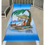 Beach Towel - Extra Large / Los Cayos Locos Tiki Turtle