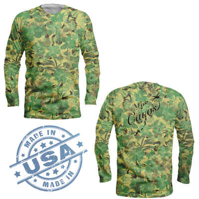 All Over Floral / Camo - Quick Dry UPF 50+ Mens Long Sleeve