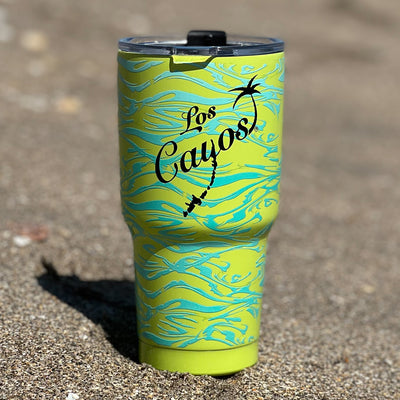Stainless Steel Los Cayos Tumbler - Tropical Wave