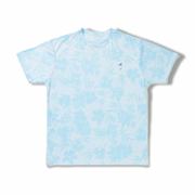All Over Floral / White - Quick Dry UPF 50+ Mens Short Sleeve - Wholesale