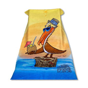 Beach Towel - Extra Large / Los Cayos Locos Pepé the Pelican - Wholesale