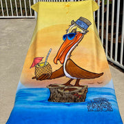 Beach Towel - Extra Large / Los Cayos Locos Pepé the Pelican - Wholesale