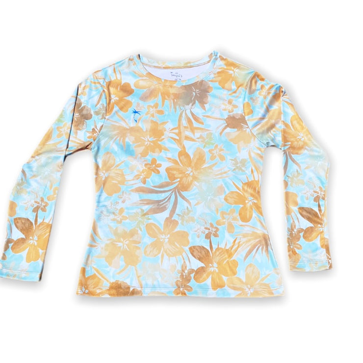 All Over Floral / Tropical - Quick Dry UPF 50+ Ladies Long Sleeve - Wholesale