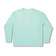 TriColor LCA Logo / Mint - Quick Dry UPF 50+ Mens Long Sleeve - Wholesale